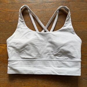 Lululemon Light Lavender Crisscross Sports Bralette
